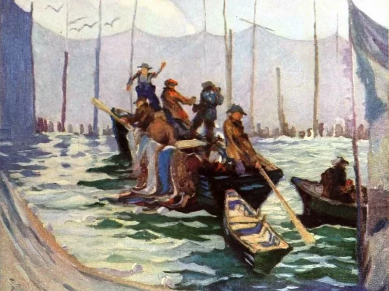 1884-George Pearse Ennis - Percorrere la Senna